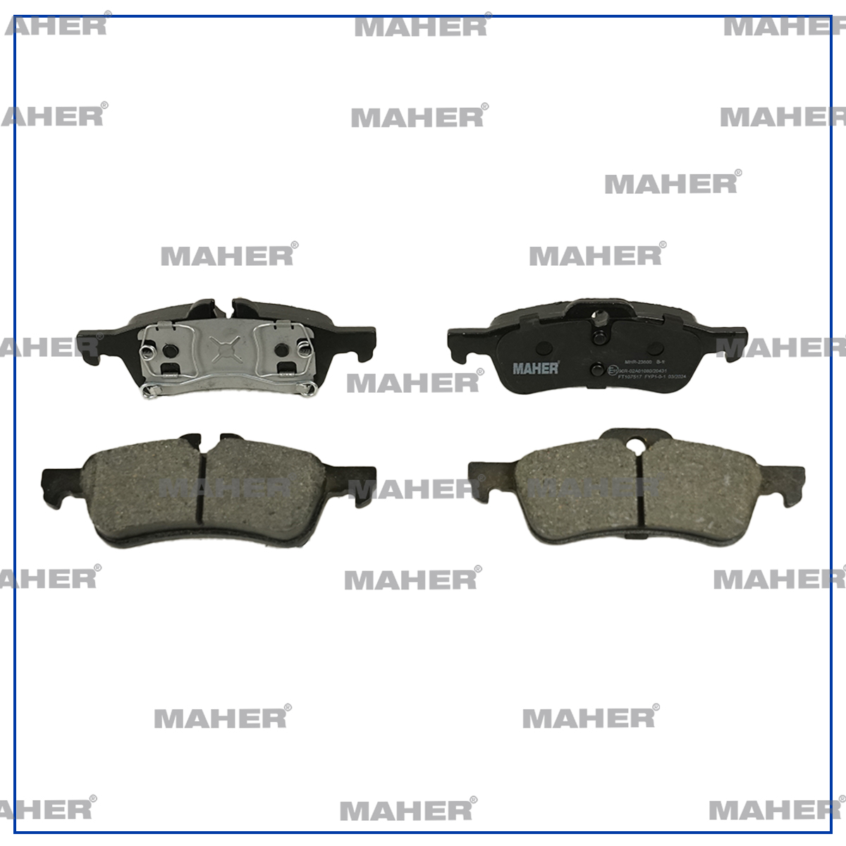 Mini Cooper Arka Fren Balata - .10mm OEM 34211503077 Mini Cooper Arka Fren Balata - .10mm OEM 34211503077
